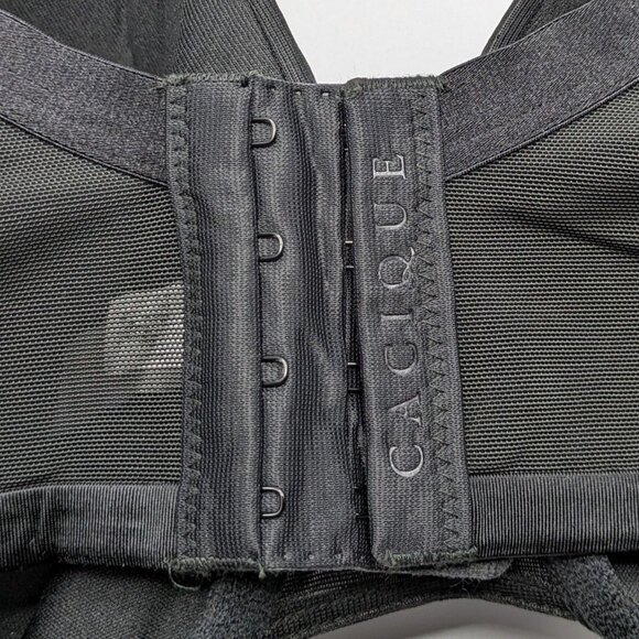 Cacique 42DDD Black Wireless T-Shirt Bra Lightly Lined Plus Size - Picture 7 of 9